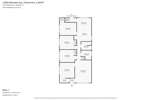 $429,700 | 17363 Oleander Avenue, Tinley Park, IL 60477