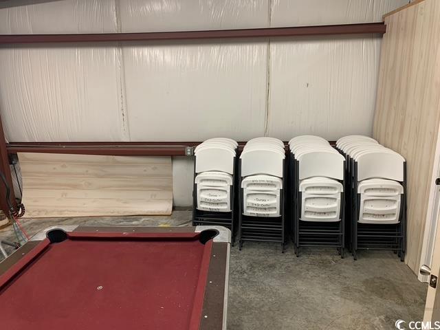 2100 Nesmith Road Nesmith, SC 29580 - Photo 33 of 37 Rec room with concrete flooring and billiards