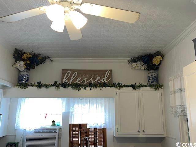 2100 Nesmith Road Nesmith, SC 29580 - Photo 4 of 37 Detailed view of crown molding and ceiling fan