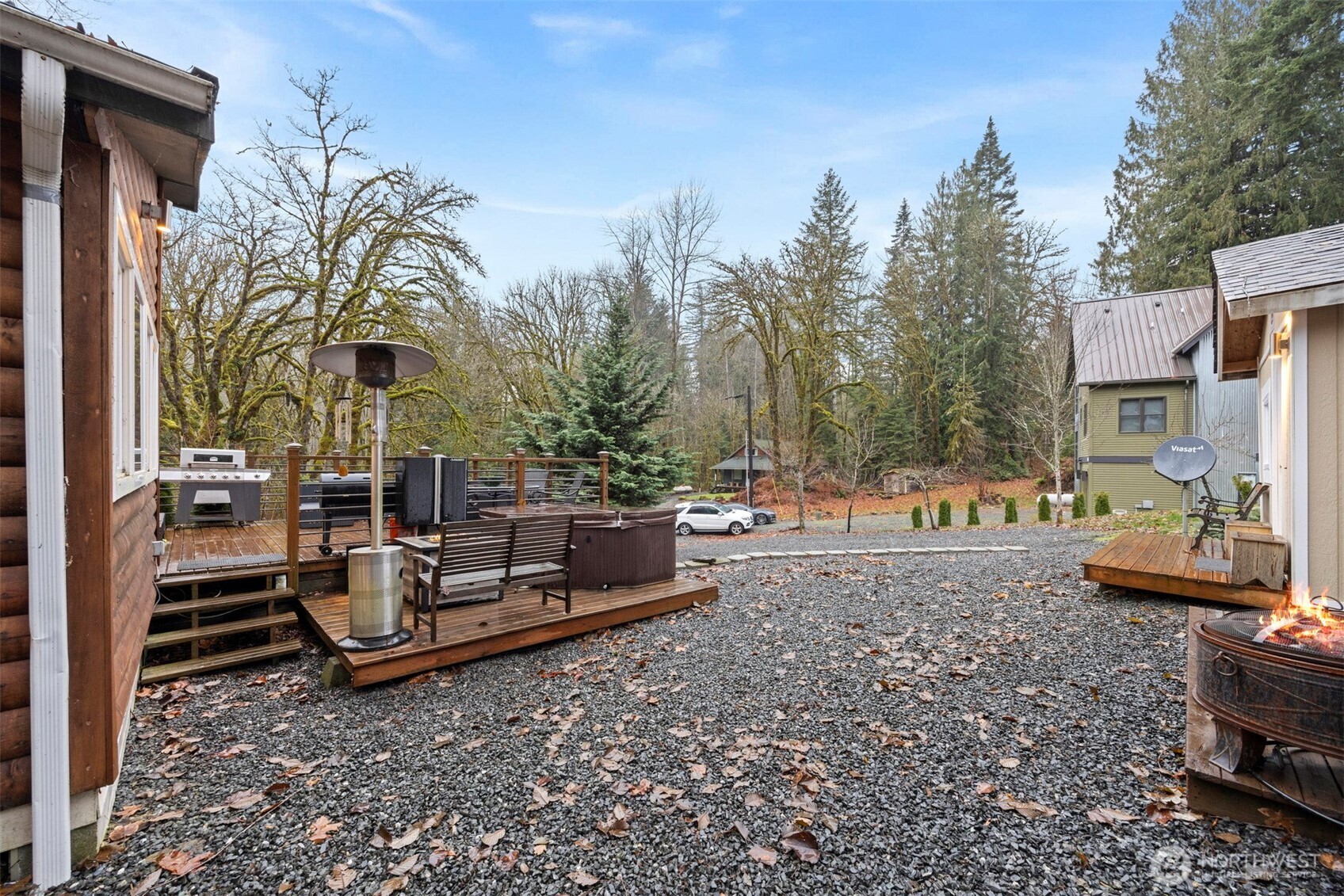 11027 Shuksan Rim Drive Deming, WA 98244 - Photo 31 of 39 a view of backyard with outdoor seating