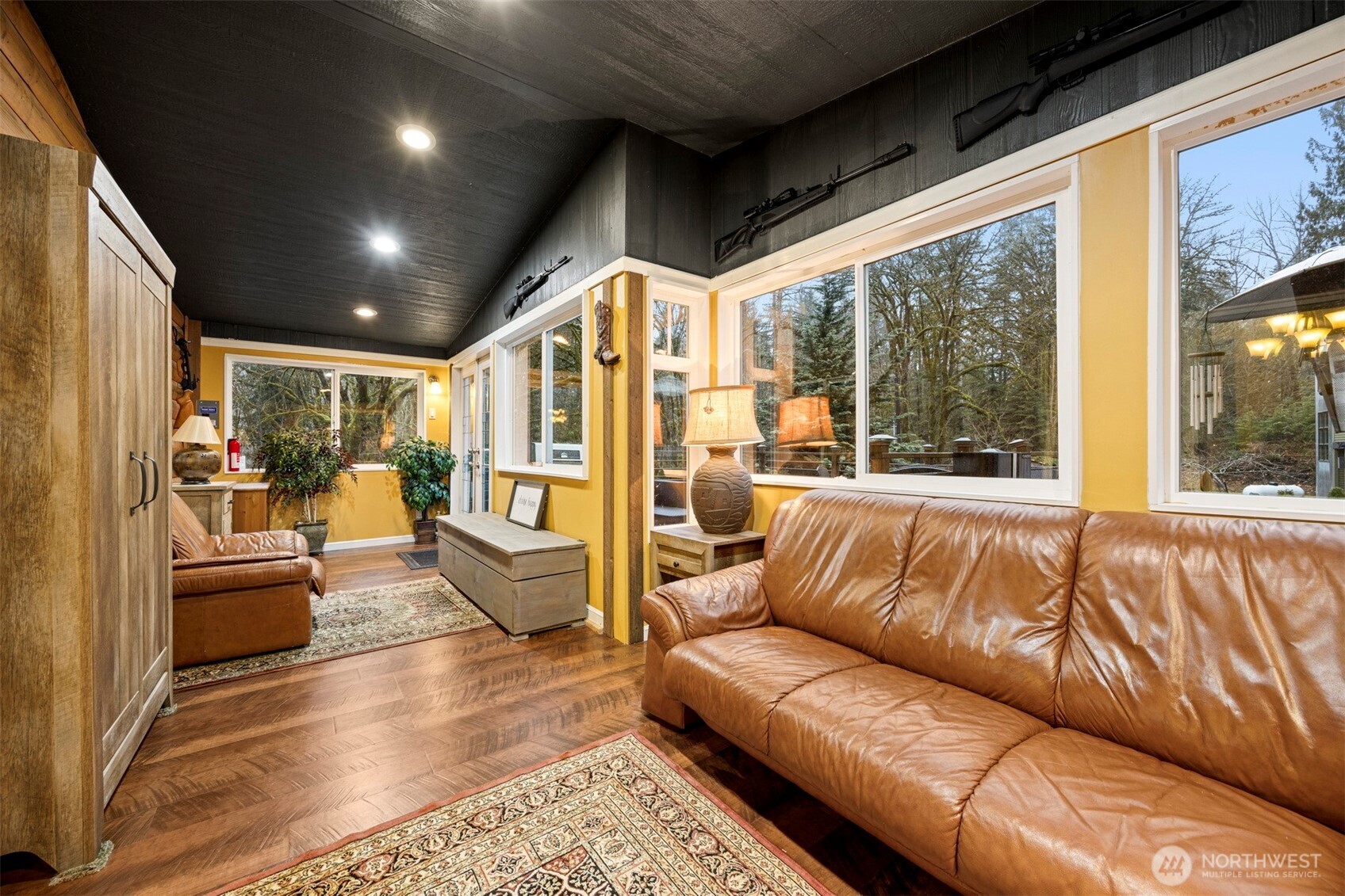 11027 Shuksan Rim Drive Deming, WA 98244 - Photo 4 of 39 a living room with furniture and a large window