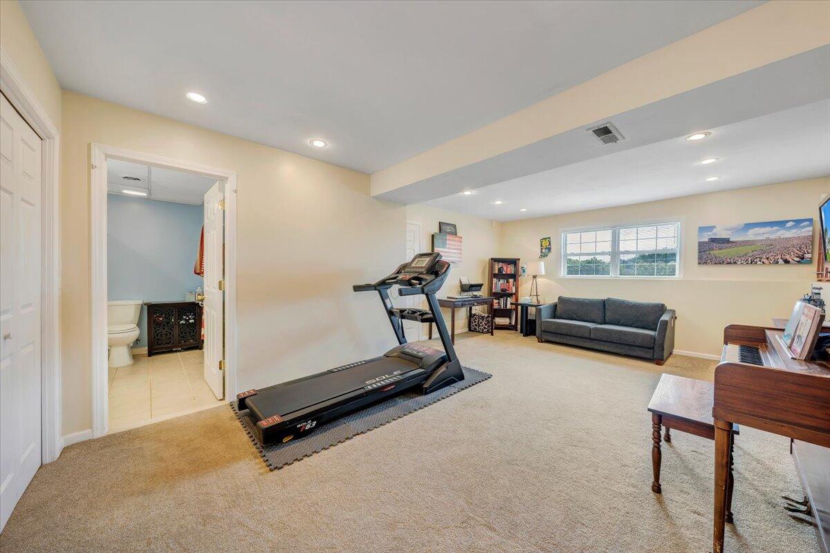 1522 Mountain View Road Vinton, VA 24179 - Photo 22 of 32 a view of a room with gym equipment