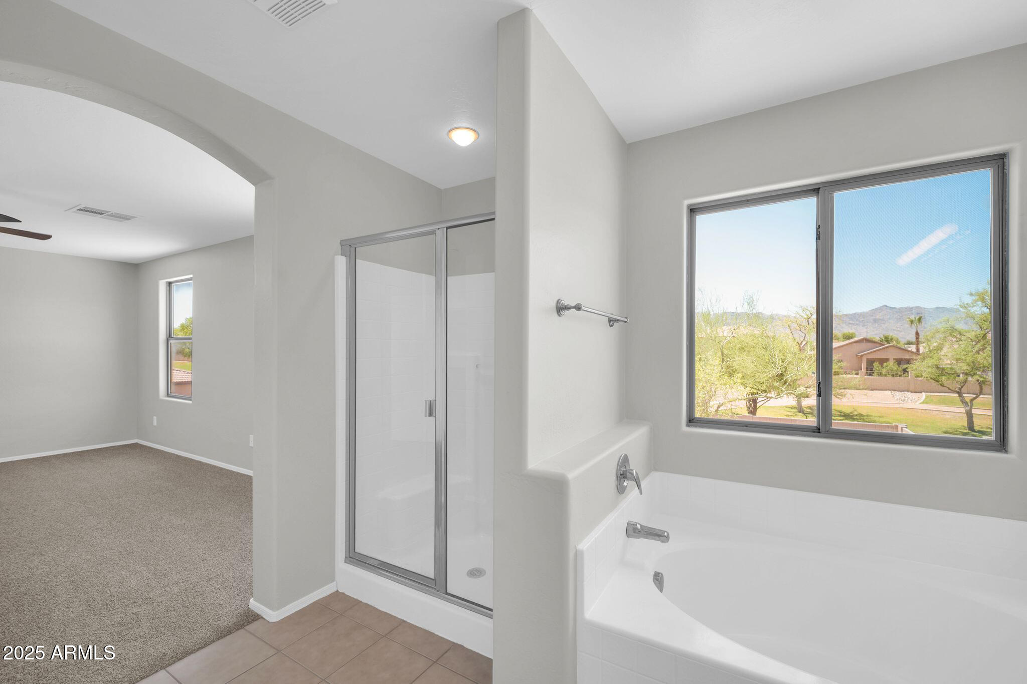 2605 West Darrel Road Phoenix, AZ 85041 - Photo 16 of 33 a bathroom with a bathtub and a shower