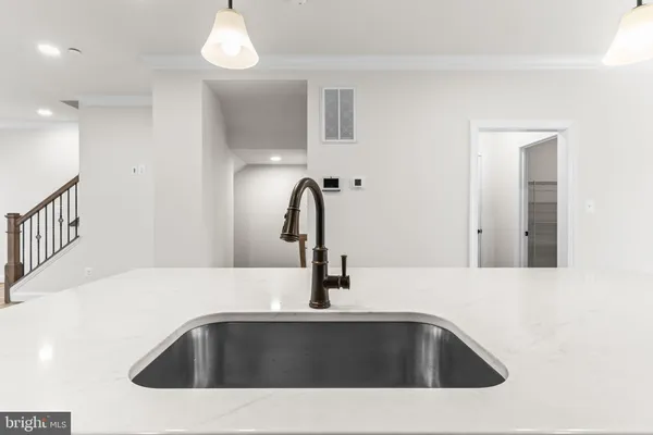 a close view of sink and tap