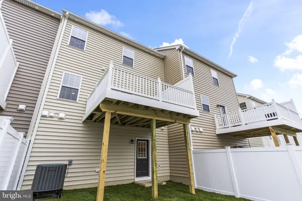 a view of a house with a balcony
