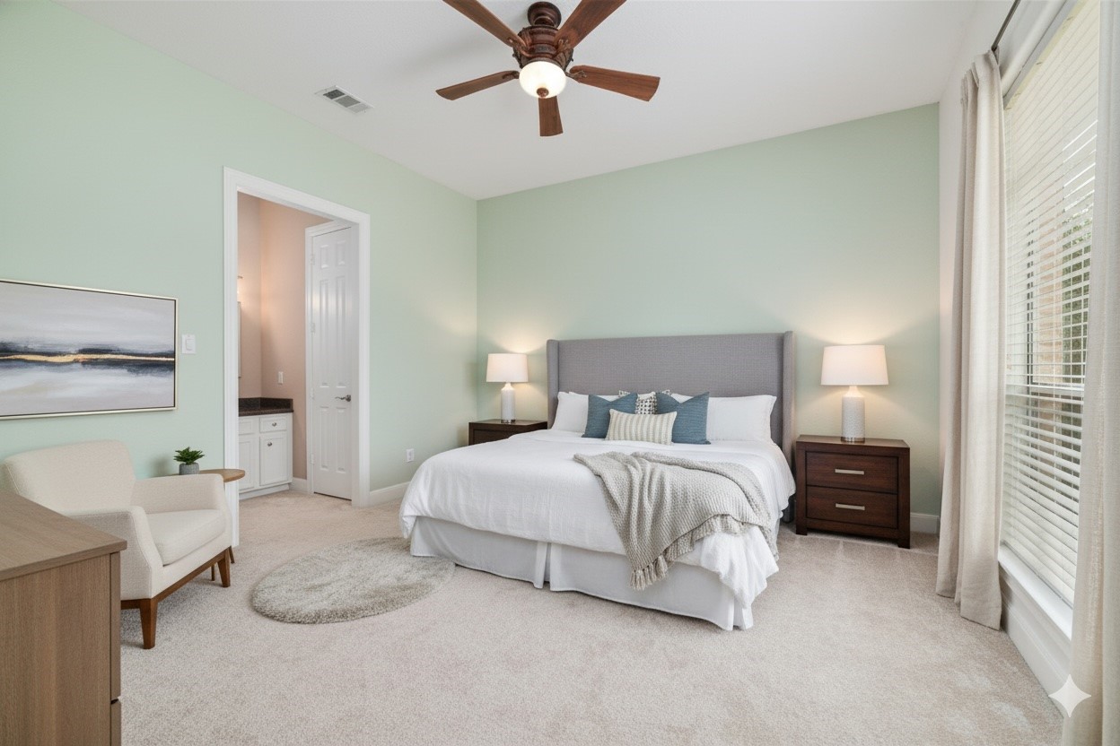 32610 Whitburn Trail Fulshear, TX 77441 - Photo 29 of 49 a bedroom with a bed and window