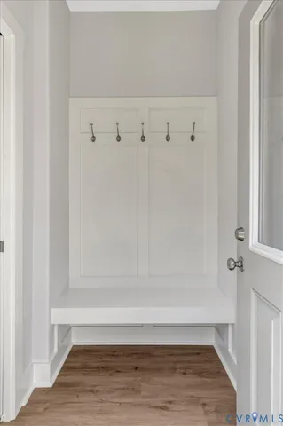 a view of wooden floor