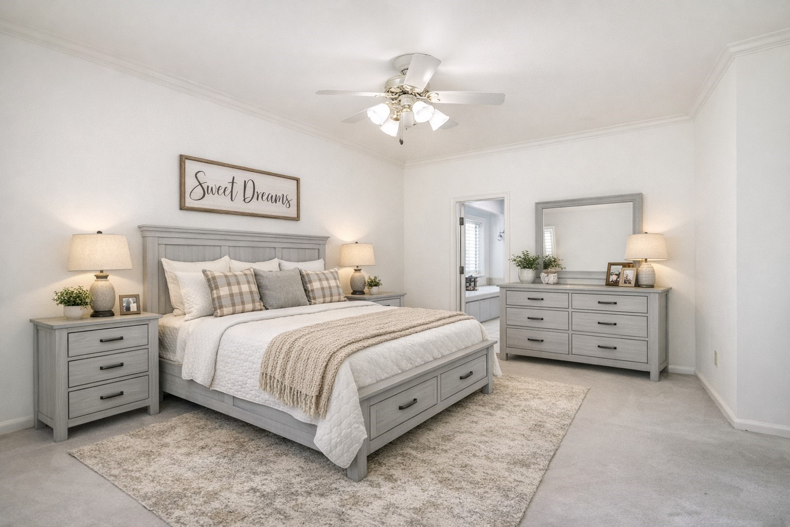 2214 Cherrytree Ridge Lane Houston, TX 77062 - Photo 27 of 45 Virtually Staged Primary Bedroom