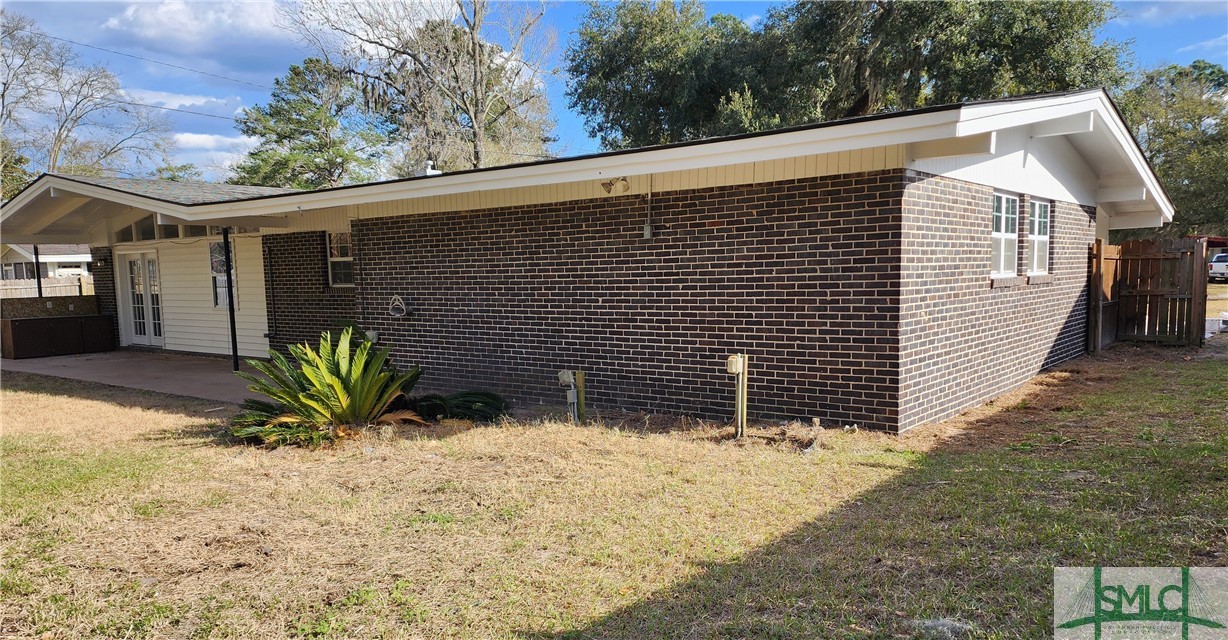 314 Windsor Road Savannah, GA 31419 - Photo 20 of 20 Rear Yard Left View
