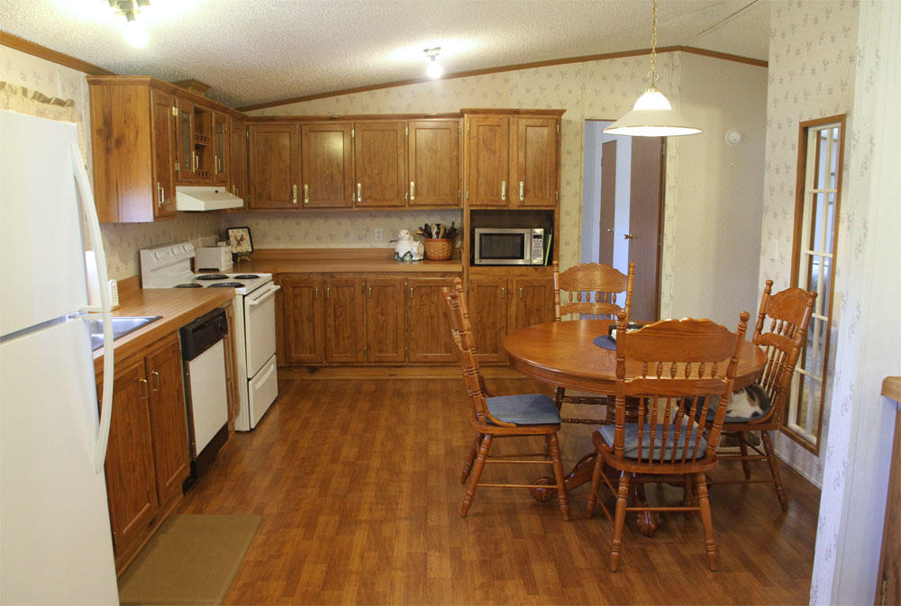 1084 Treasure Lane Blue Ridge, VA 24064 - Photo 4 of 37 a kitchen with a table chairs refrigerator and microwave