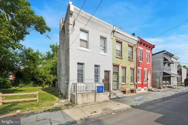 a view of a building with a street