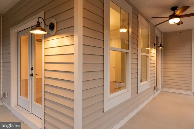 a view of front door