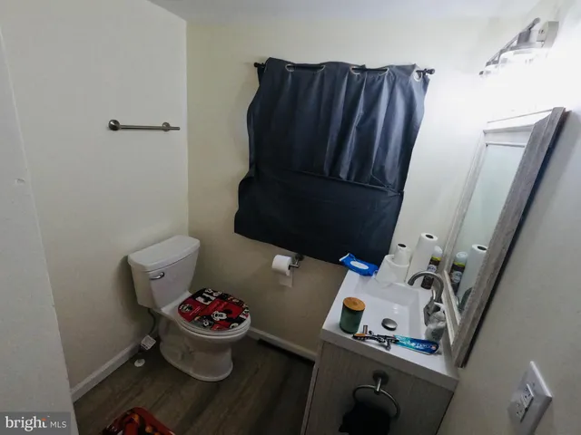 a view of a storage room