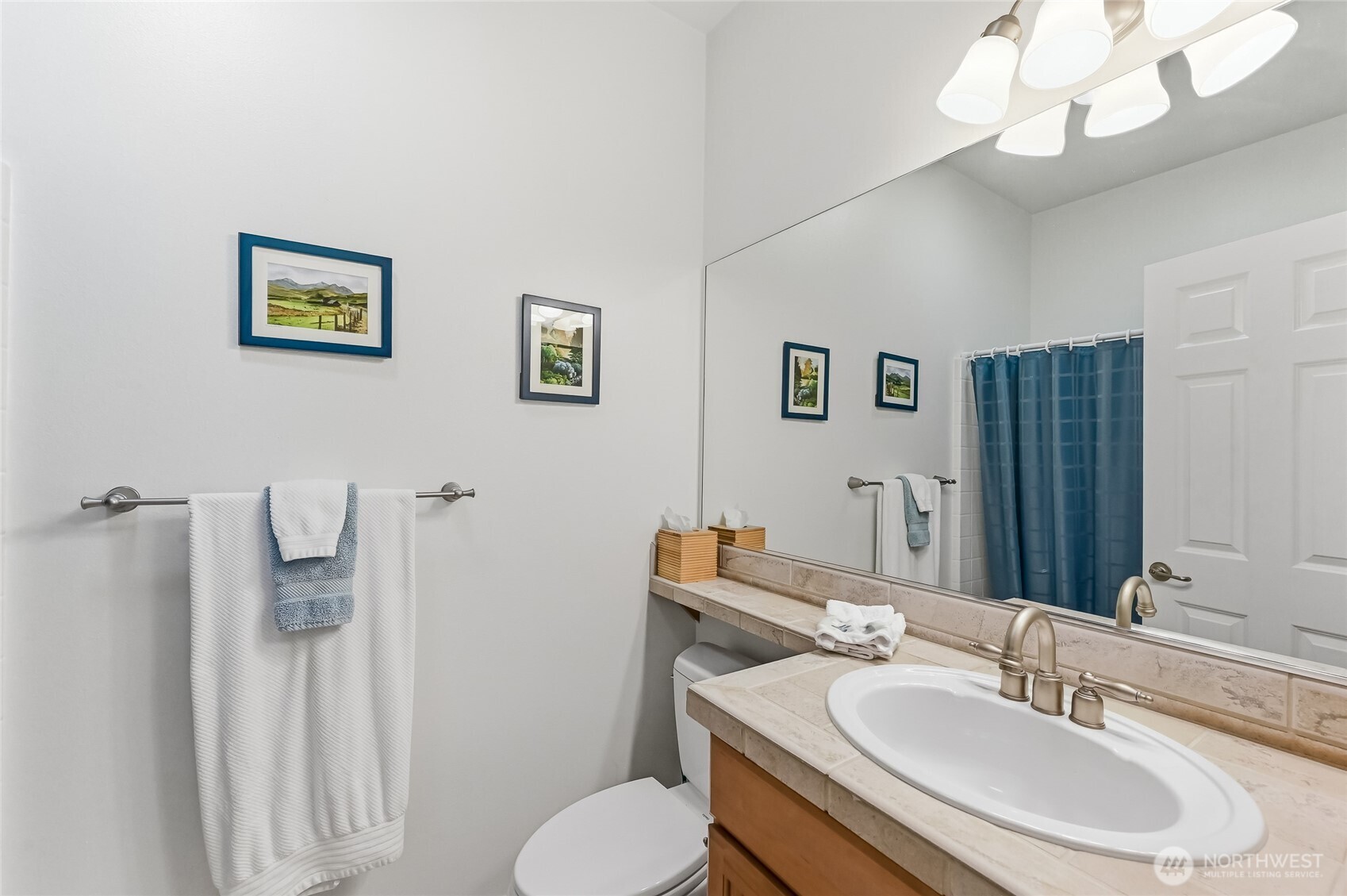 24264 Northeast Vine Maple Way Redmond, WA 98053 - Photo 19 of 31 a bathroom with a sink a toilet and a mirror