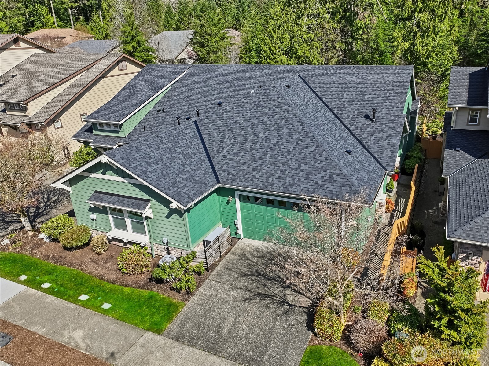24264 Northeast Vine Maple Way Redmond, WA 98053 - Photo 29 of 31 a aerial view of a house with a yard