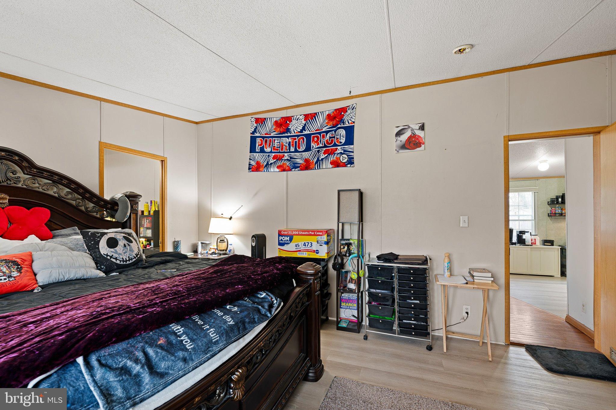 1650 Cypress Branch Road Magnolia, DE 19962 - Photo 18 of 35 Vibrant bedroom with cultural flair.