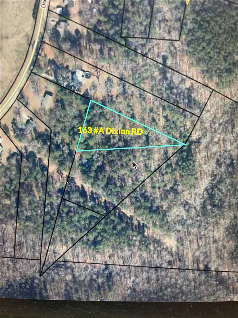 163 A Dixon Road Westminster, SC 29693 - Photo 8 of 9 This aerial view showcases a lot with ample tree coverage