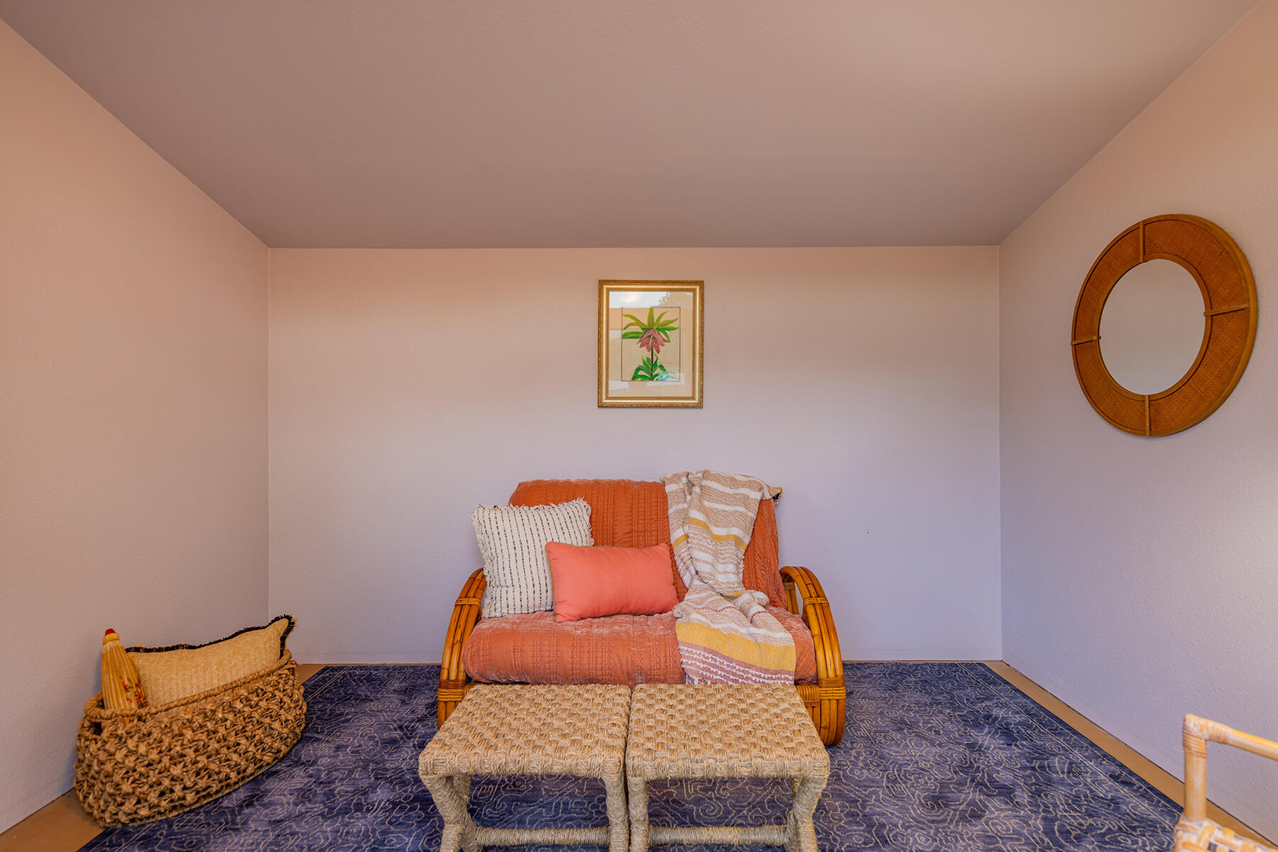 217 Sierra Road Ojai, CA 93023 - Photo 30 of 50 a bedroom with a bed and a chair