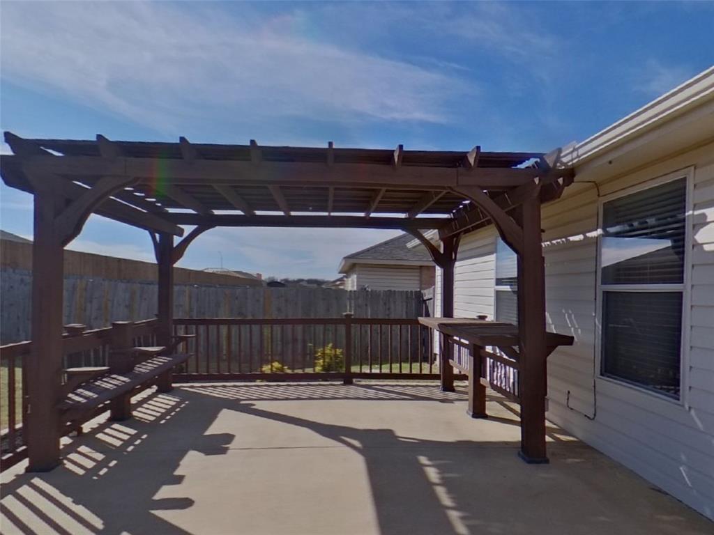1448 Castle Ridge Road Fort Worth, TX 76140 - Photo 14 of 16 a view of a terrace with furniture