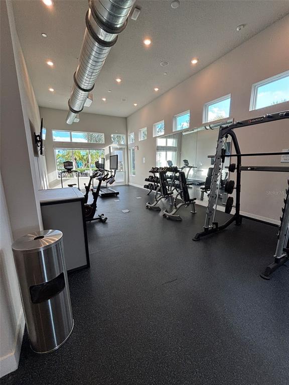 7740 Sandy Ridge Drive, Unit 131 Reunion, FL 34747 - Photo 24 of 27 a view of a room with gym equipment