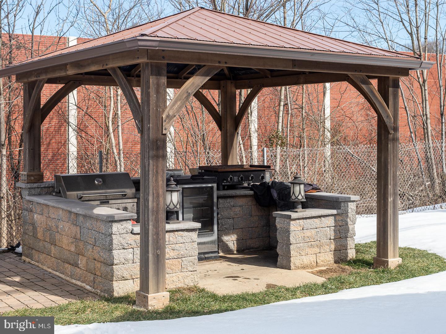 424 Bluebuff Road King of Prussia, PA 19406 - Photo 46 of 53 Awesome Gazebo with the Ultimate Grilling Station