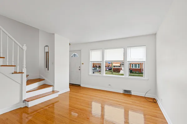 a view of an empty room with window