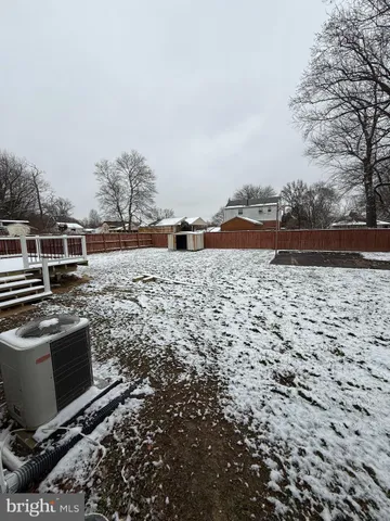 a view of outdoor space yard and mountain view in back