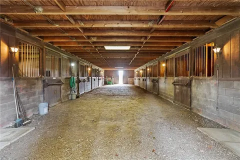 a view of outdoor space with deck and yard