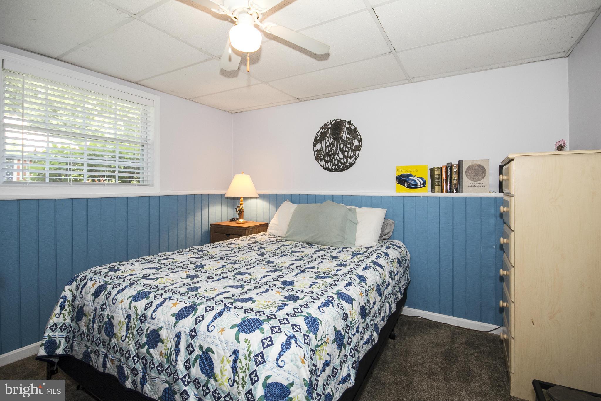 117 Boxthorn Road Abingdon, MD 21009 - Photo 17 of 30 Lower Level 4th Bedroom w/Ceiling Fan