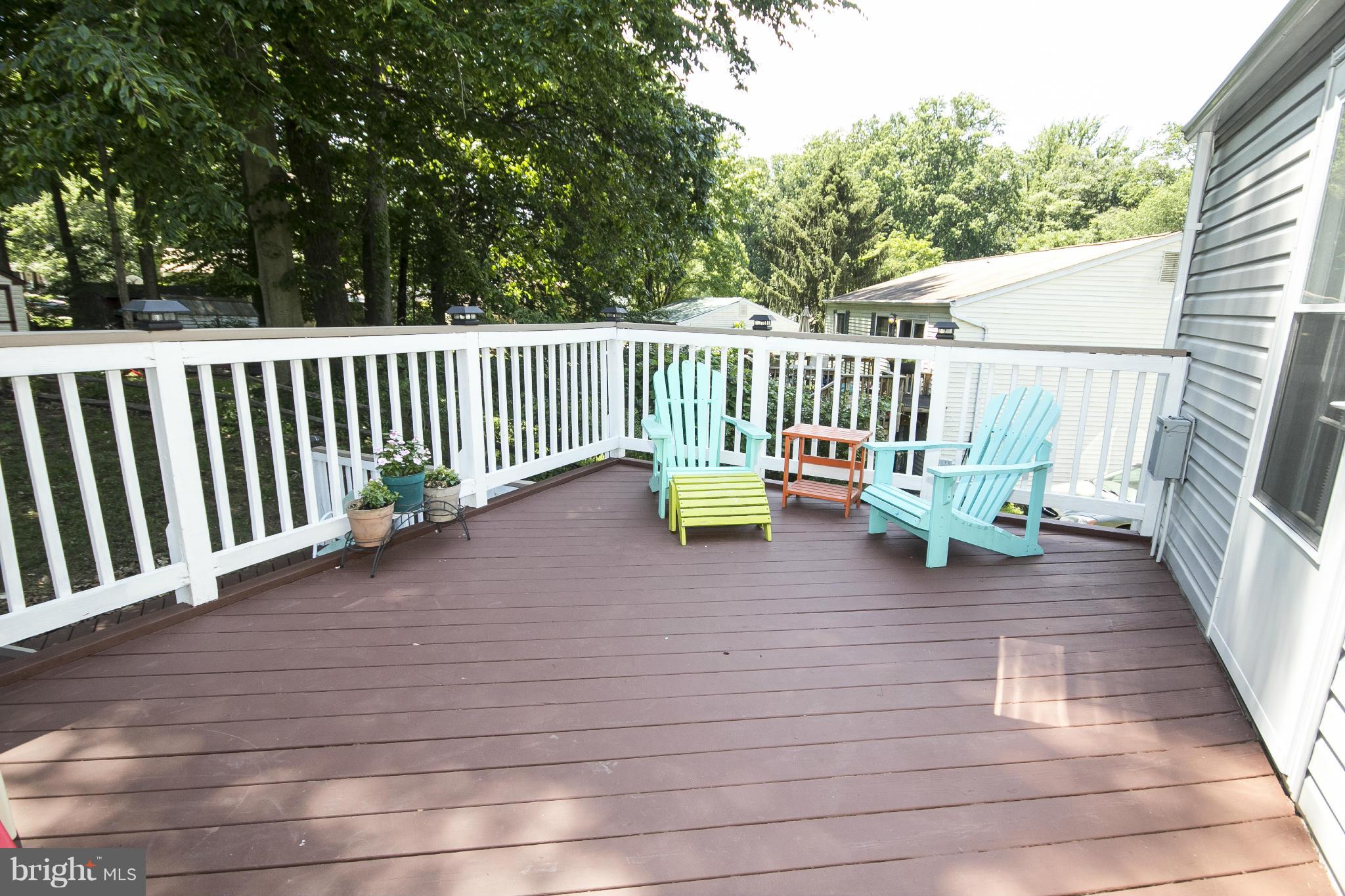 117 Boxthorn Road Abingdon, MD 21009 - Photo 26 of 30 Private Deck off Master w/Access to Screened Porch