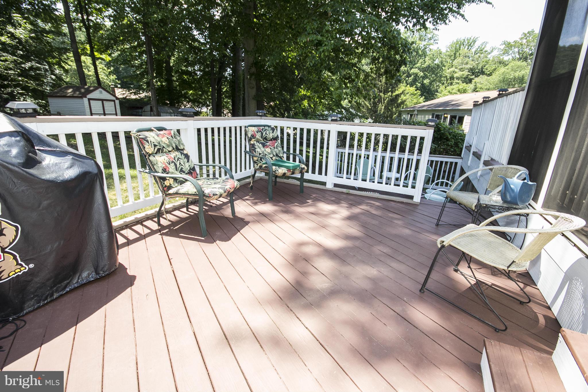 117 Boxthorn Road Abingdon, MD 21009 - Photo 27 of 30 2nd Deck with Access to Screened Porch