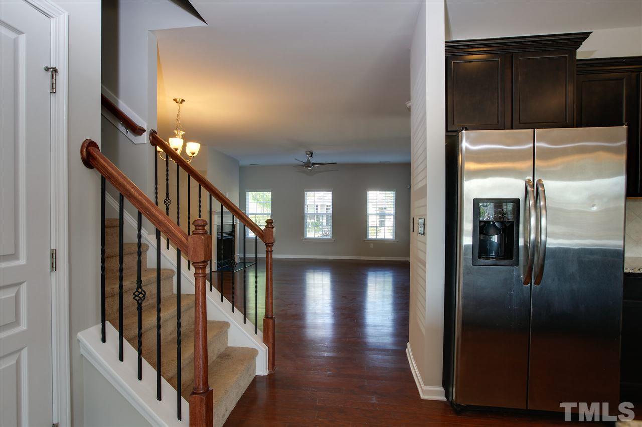 1025 Ileagnes Road Raleigh, NC 27603 - Photo 12 of 25 a view of entryway and hall with wooden floor