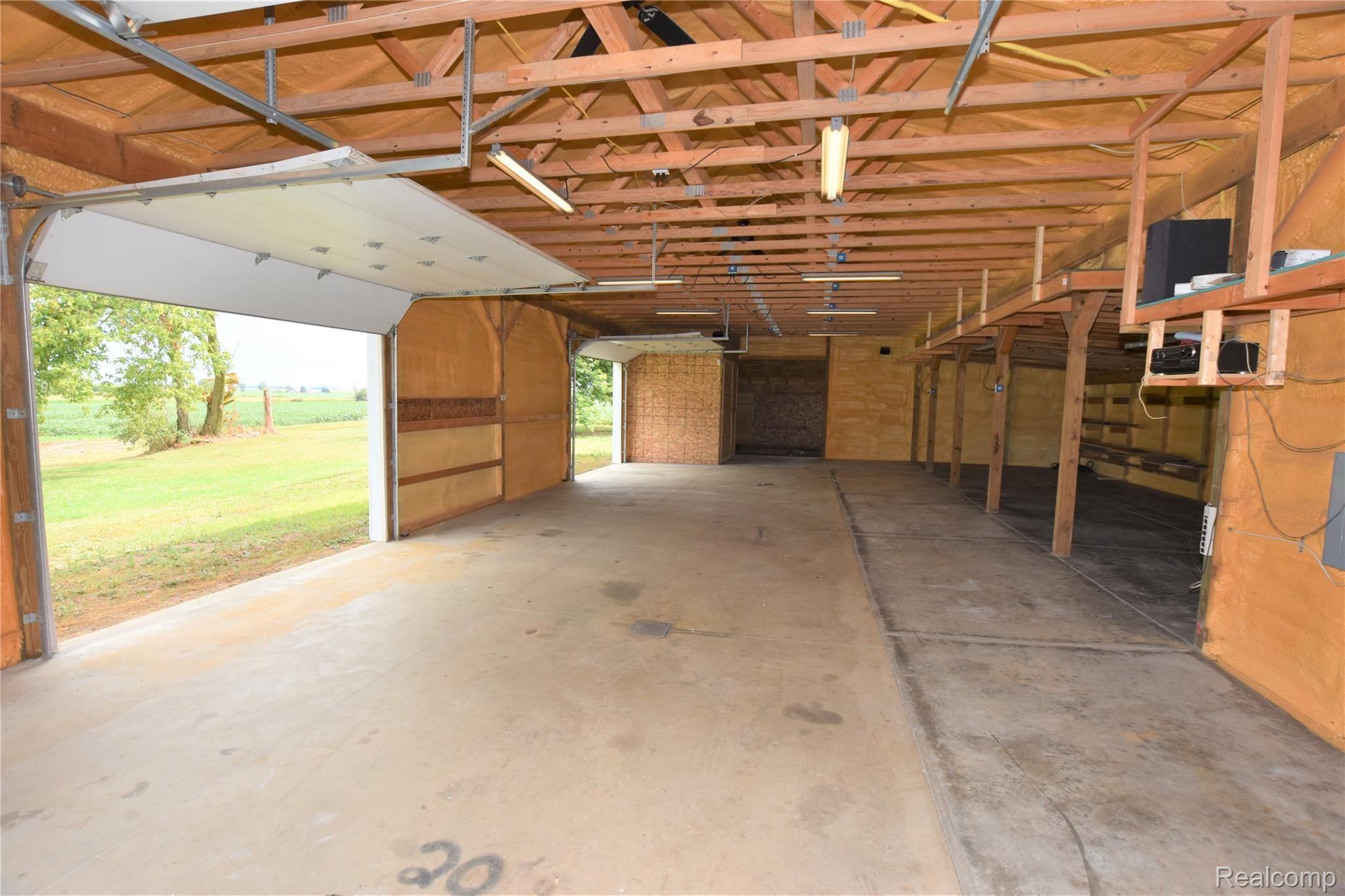 7736 Sanilac Road Kingston, MI 48741 - Photo 24 of 31 Inside the pole building, fully spray foam insulated