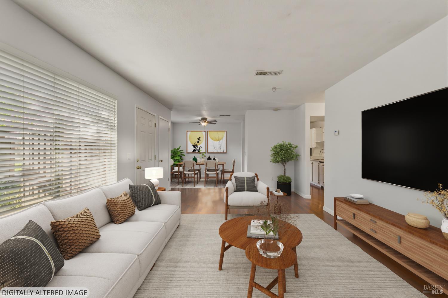 1741 Las Raposas Court Santa Rosa, CA 95409 - Photo 1 of 27 a living room with furniture and a flat screen tv