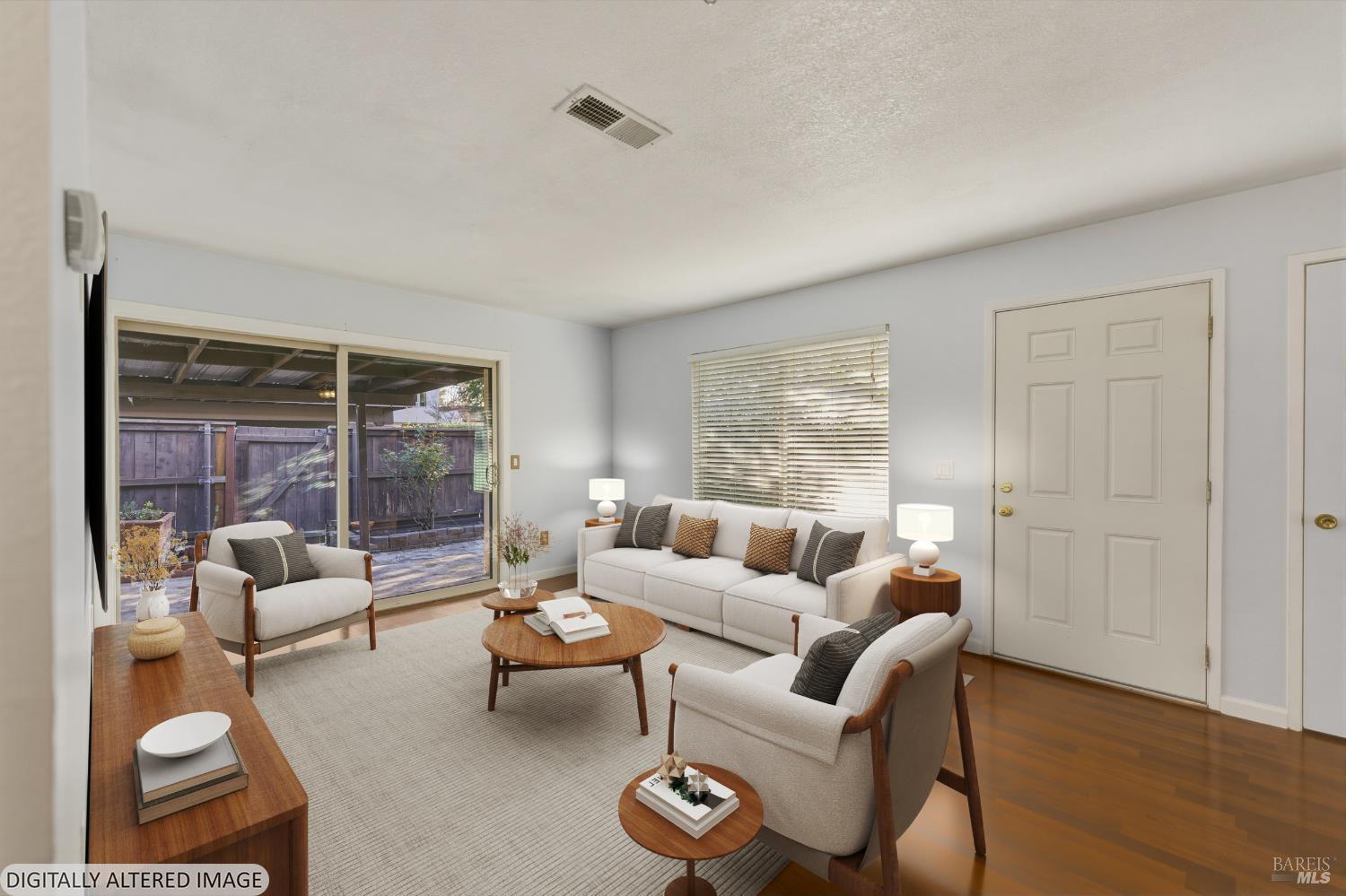 1741 Las Raposas Court Santa Rosa, CA 95409 - Photo 2 of 27 a living room with furniture and a large window