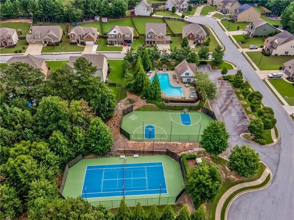 211 Parc Drive Canton, GA 30114 - Photo 53 of 62 an aerial view of a house with outdoor space pool patio and outdoor seating