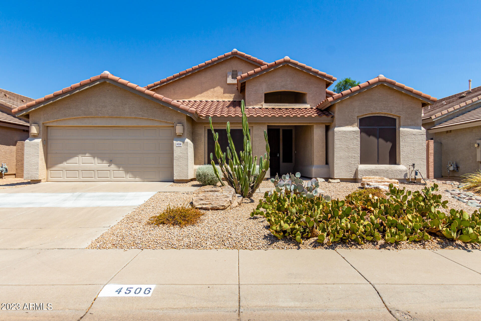 4506 East Jaeger Road Phoenix, AZ 85050 - Photo 2 of 47 Low maintenance desert landscaping