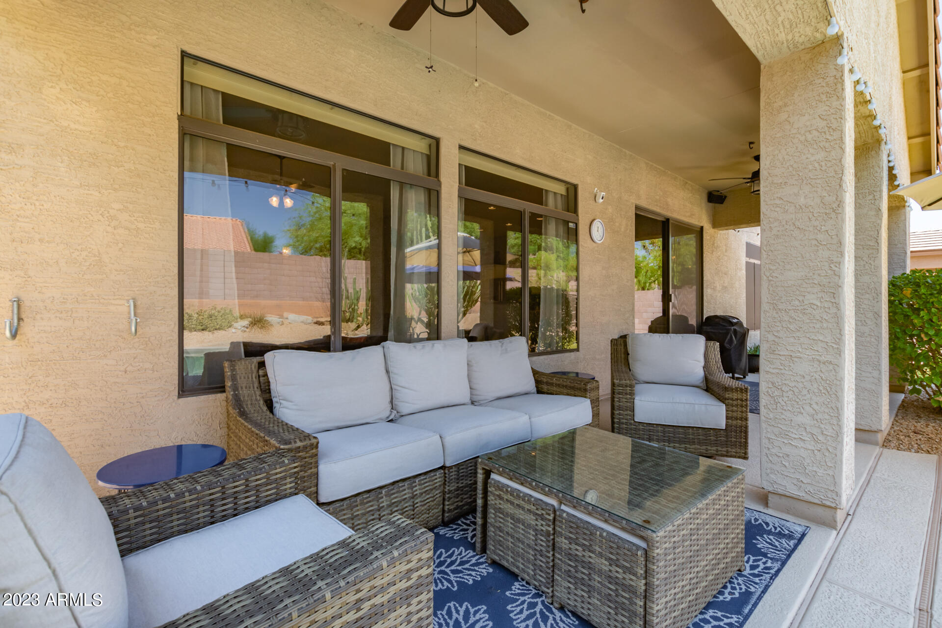 4506 East Jaeger Road Phoenix, AZ 85050 - Photo 30 of 47 Extended covered patio with fans