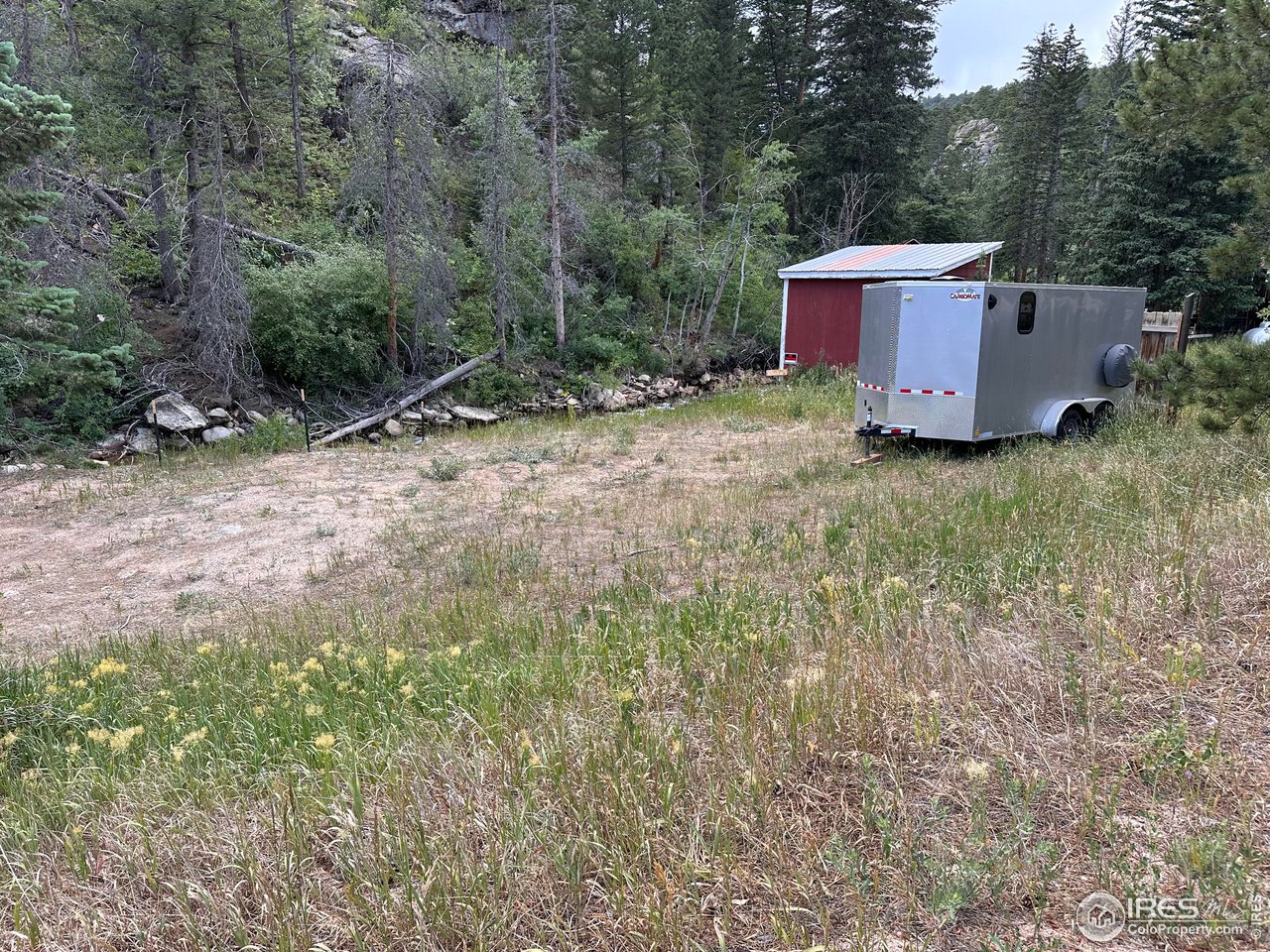 2159 Riverside Drive Lyons, CO 80540 - Photo 3 of 21 a view of a backyard with large trees