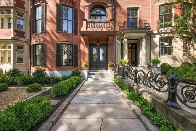 a view of a building with many windows