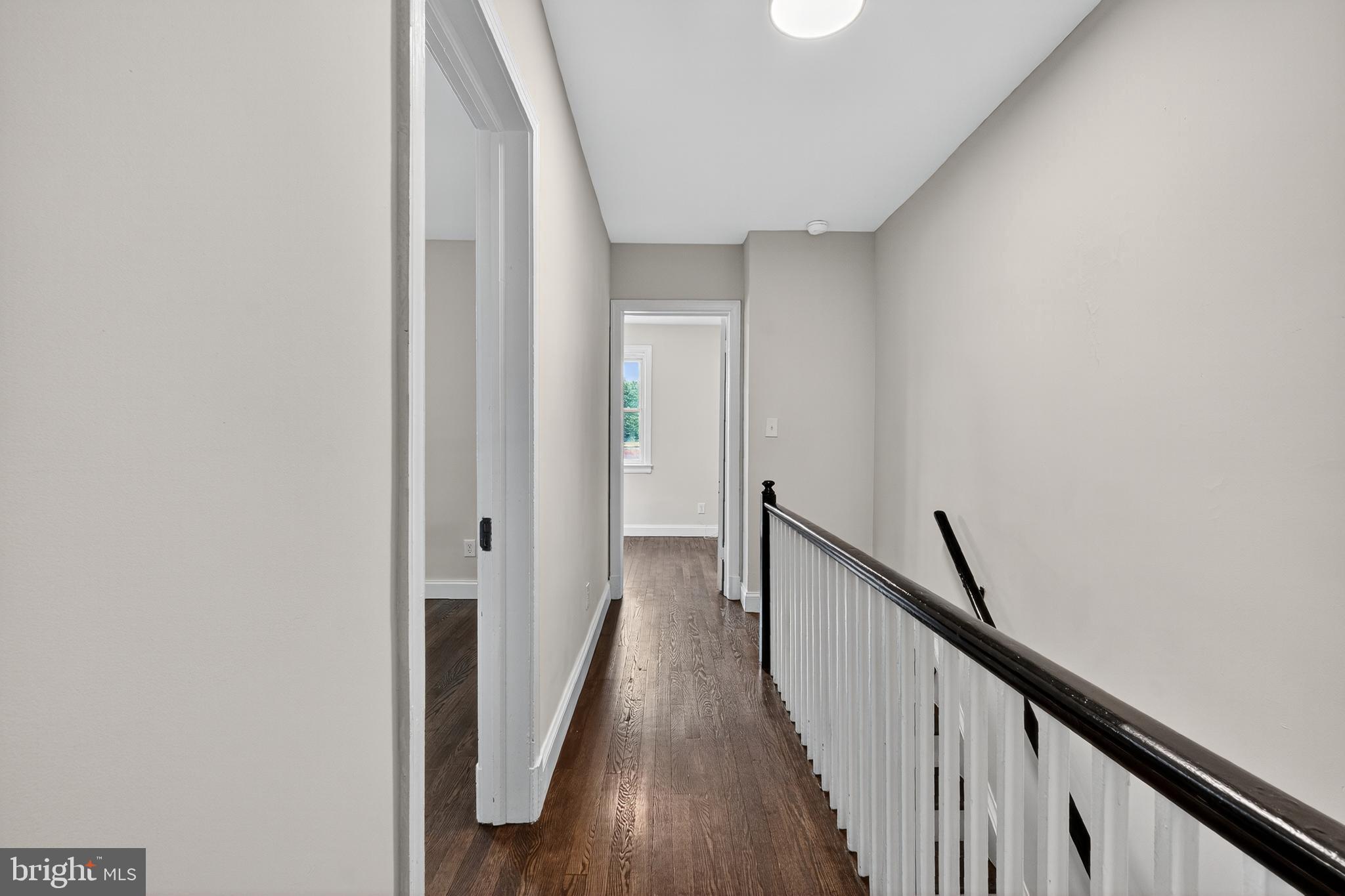 5221 2nd Street Northwest Washington, DC 20011 - Photo 23 of 39 a view of a hallway with wooden floor