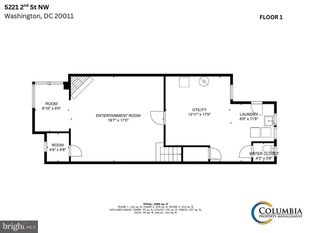 $4,100 | 5221 2nd Street Northwest, Washington, DC 20011