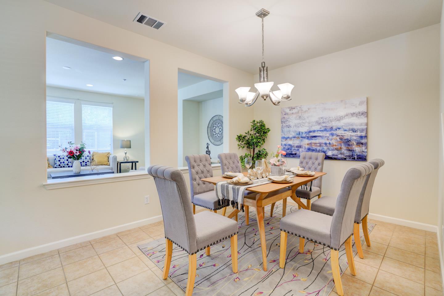 5300 Fioli Loop San Ramon, CA 94582 - Photo 9 of 38 a view of a dining room with furniture and chandelier