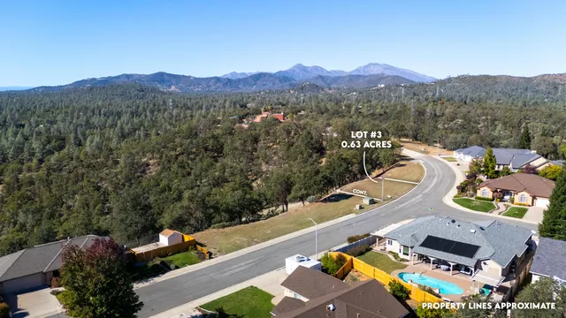 a view of a house with a mountain view