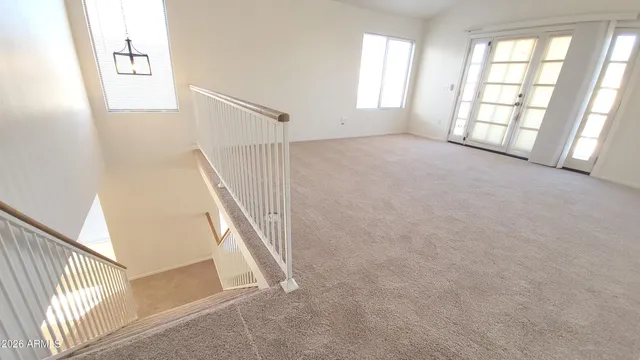 a close view of closet