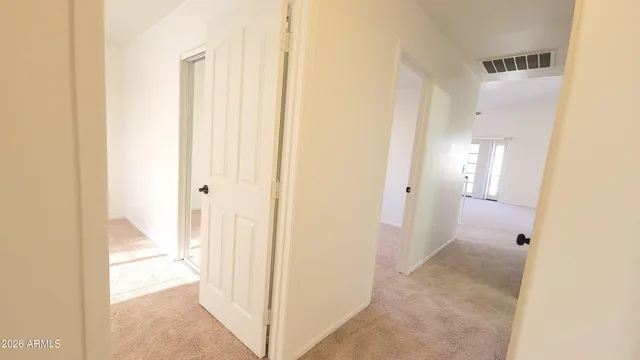 a close view of closet