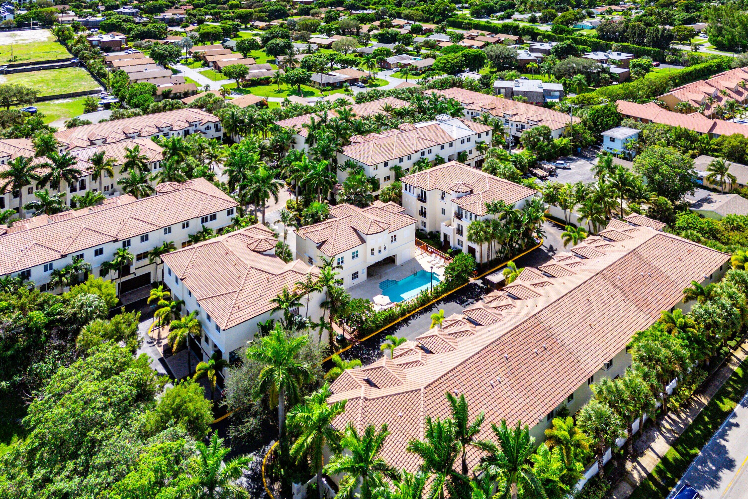 1910 Coastal Bay Boulevard Boynton Beach, FL 33435 - Photo 41 of 64 an aerial view of residential houses with outdoor space