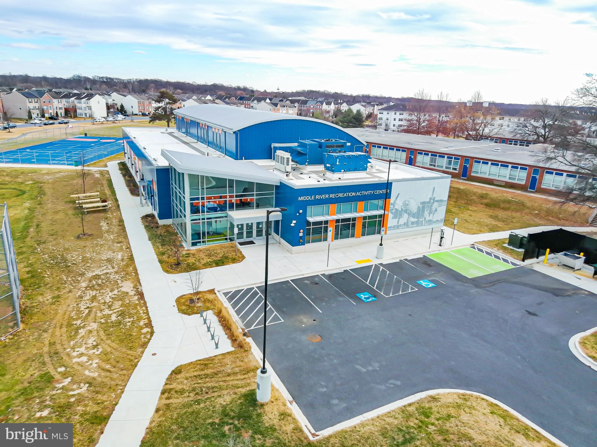 826 Lowe Road Baltimore, MD 21220 - Photo 4 of 35 an aerial view of a house with a swimming pool