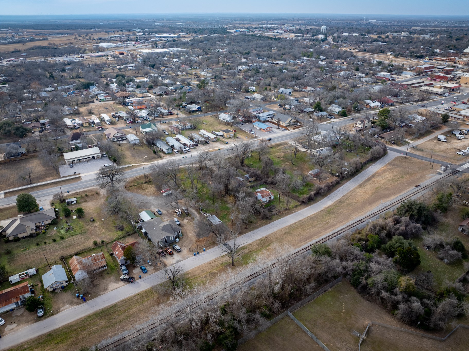 418 South Ave D Elgin, TX 78621 - Photo 22 of 29 an aerial view of multiple house