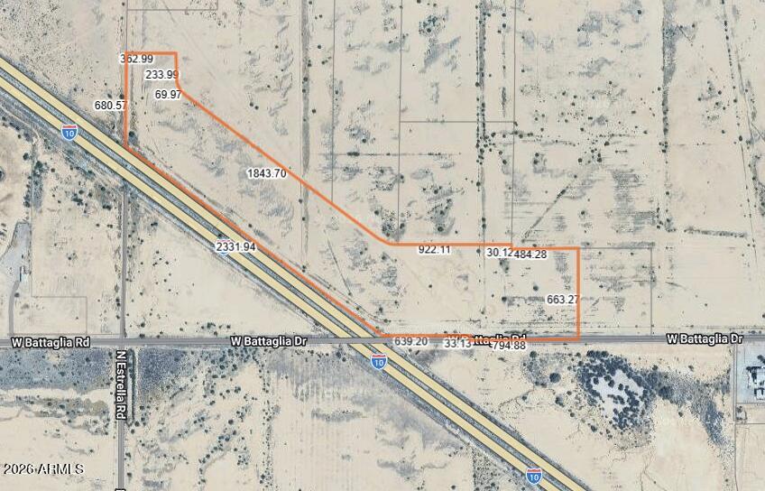 0 I10 And Battaglia Rd Roads East Eloy, AZ 85131 - Photo 1 of 1 map (2)